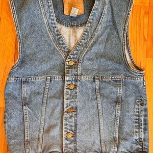 Arizona Jean Company Blue Denim Vest